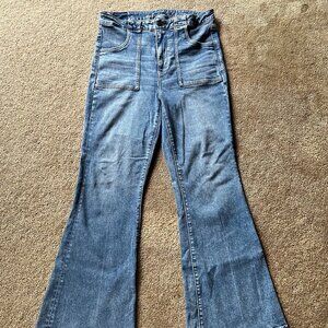 Women's American Eagle flare jeans, size 10